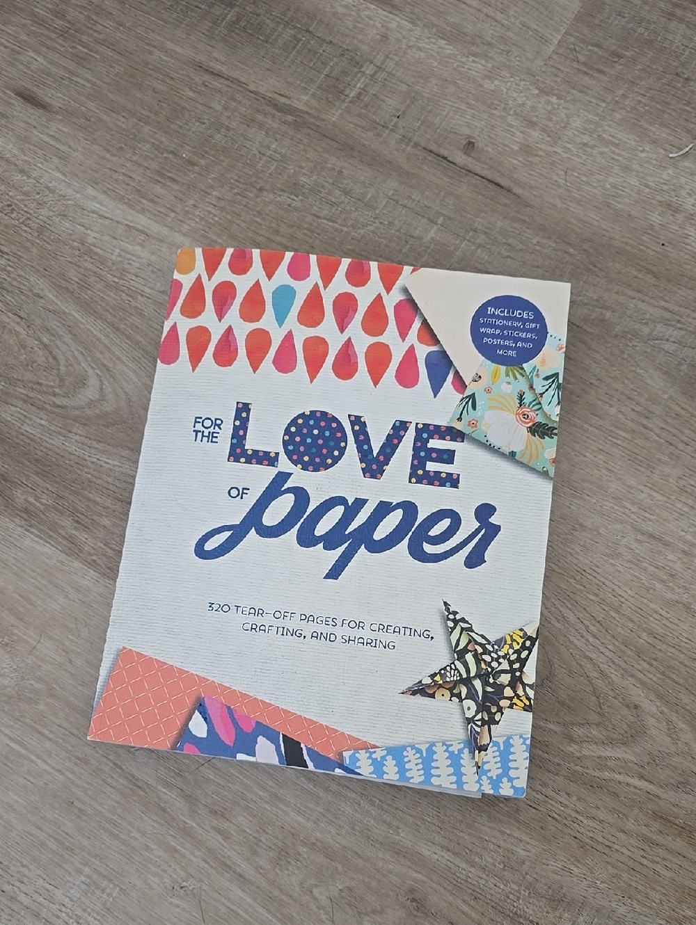 For The Love Of Paper - Crafting Tear Off Paper Book